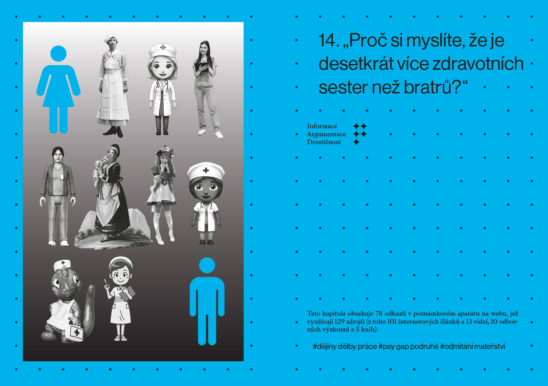 14. „Proč si myslíte, že je desetkrát více zdravotních sester než bratrů?“